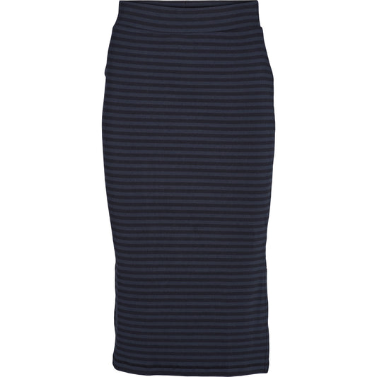 Basic Apparel - Ludmilla Long Skirt - Black / Navy