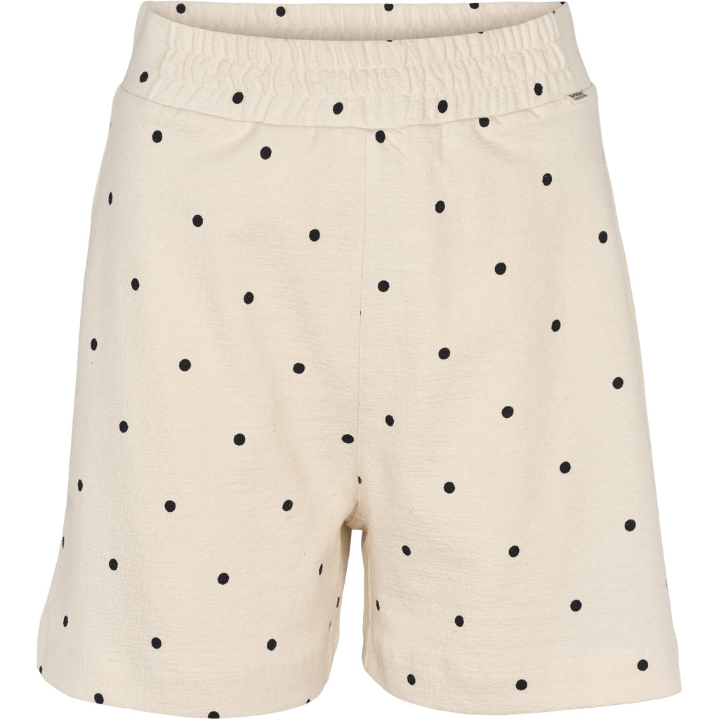 Basic Apparel - Anneli Shorts - Birch / Black Dot