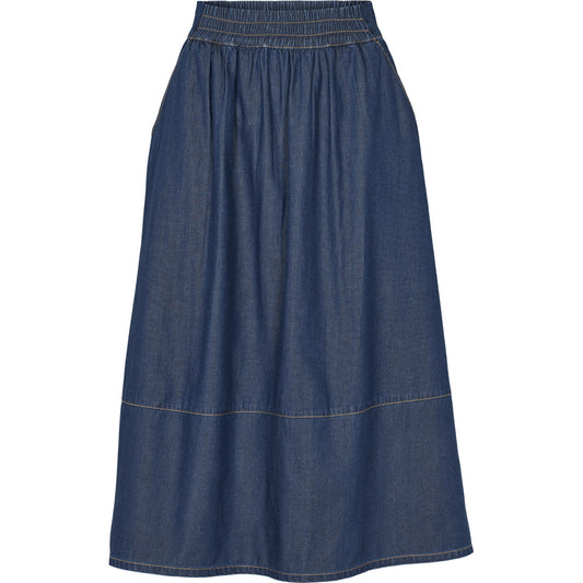 Basic Apparel - Bine Skirt - Mid Blue