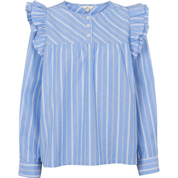 Basic Apparel - Candy LS Blouse - Quiet Harbor