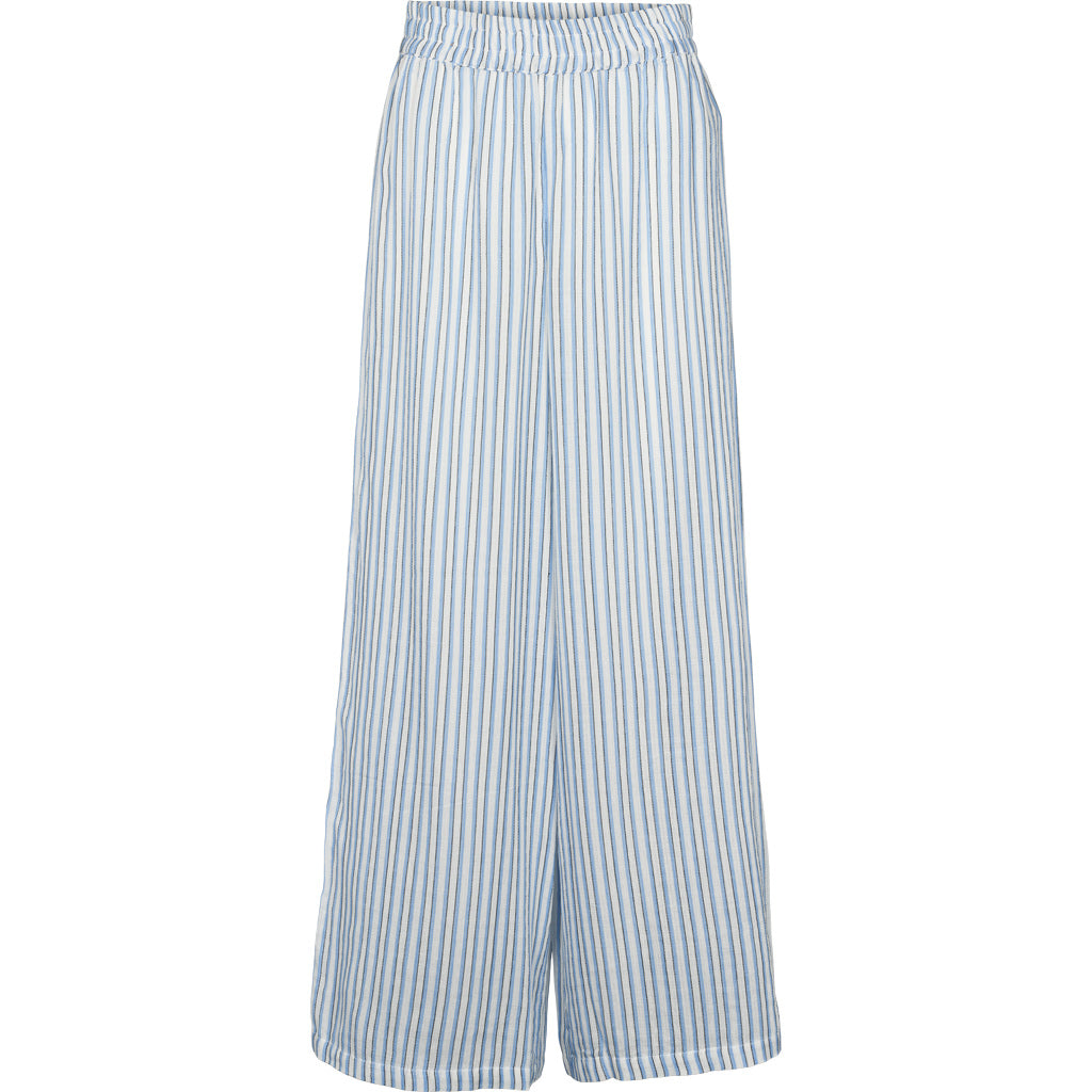 Basic Apparel - Calli Loose Pants - Frozen Fjord / Whisper White / Black