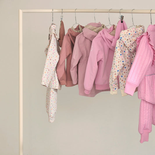 EN FANT - Thermal Set W. Frills AOP, 240390 - Eggnog