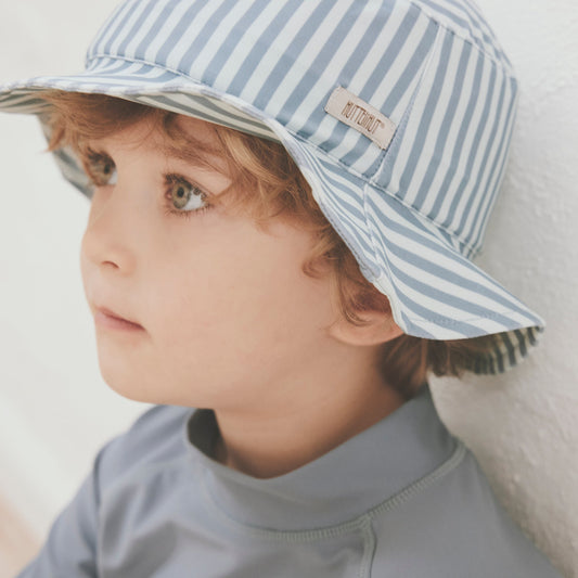 HUTTEliHUT - Swim T-shirt LS Solid UPF 40+, 6871 - Citadel