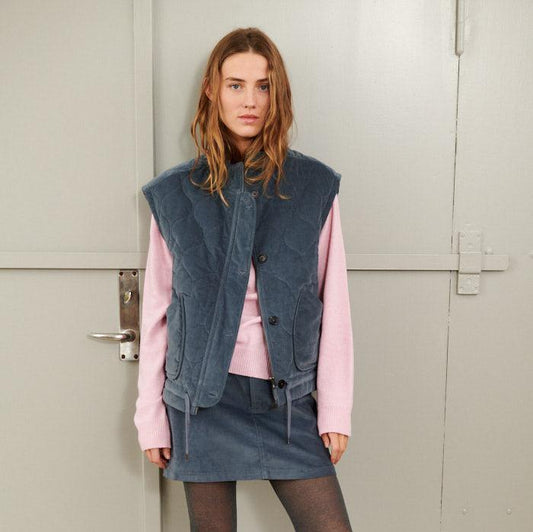 Basic Apparel - Jeny Vest - Stormy Weather