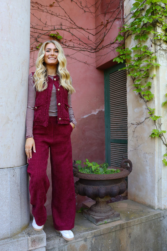 Liberté - Coco Wide Pants, 22245 - Bordeaux