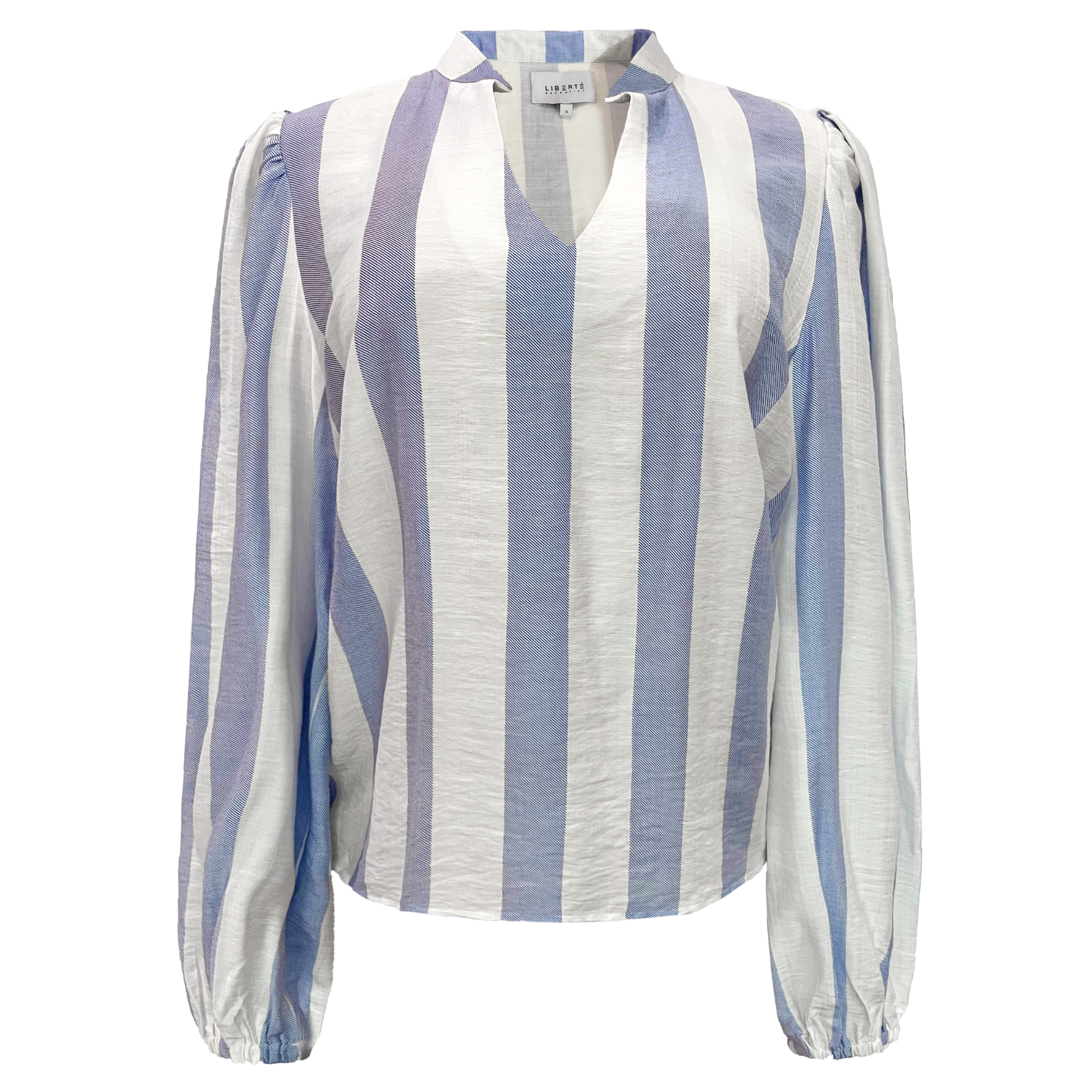 Liberté - Dodo LS Blouse, 22168 - Blue White Stripe
