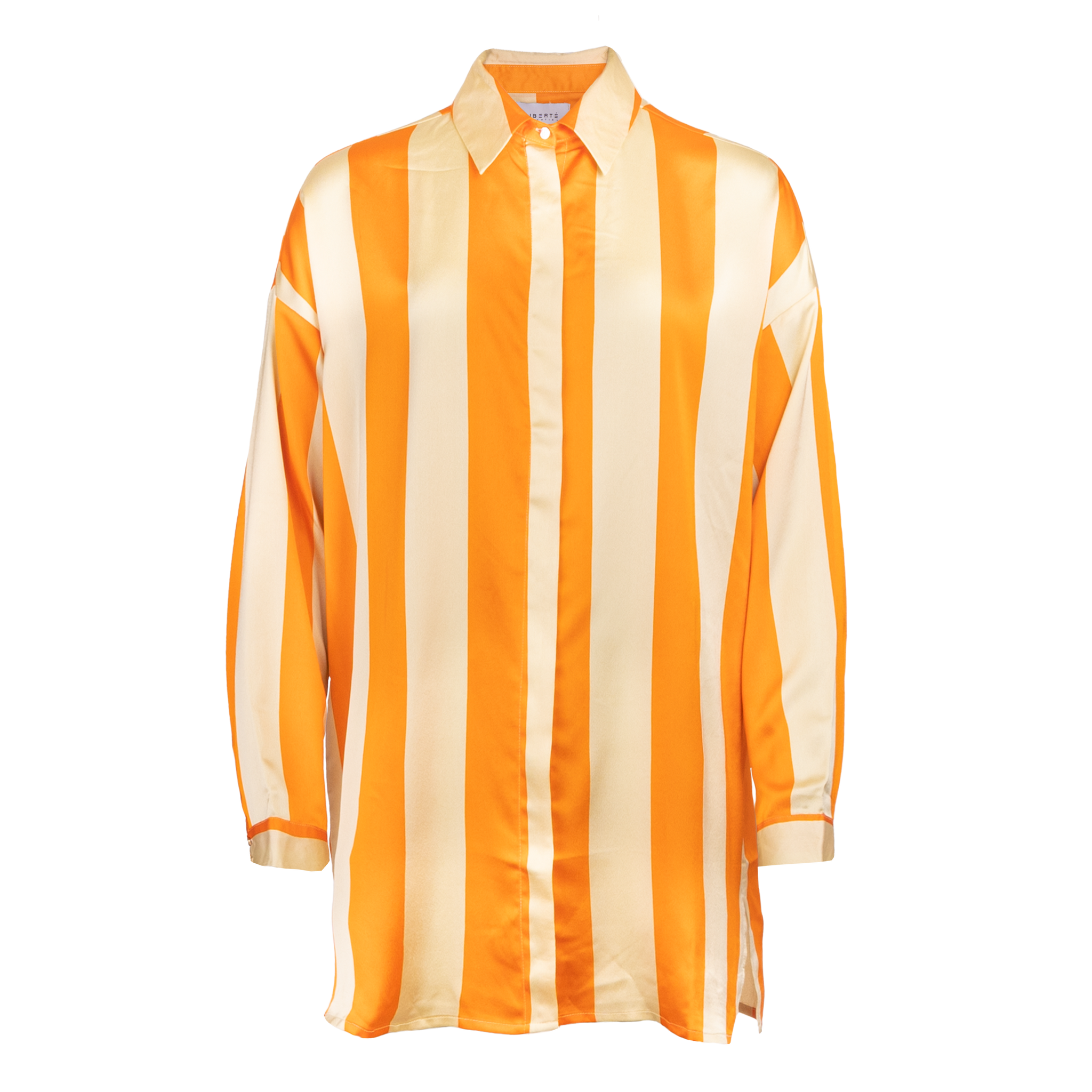 Liberté - Felina LS Shirt, 21595 - Orange Gold Stripe