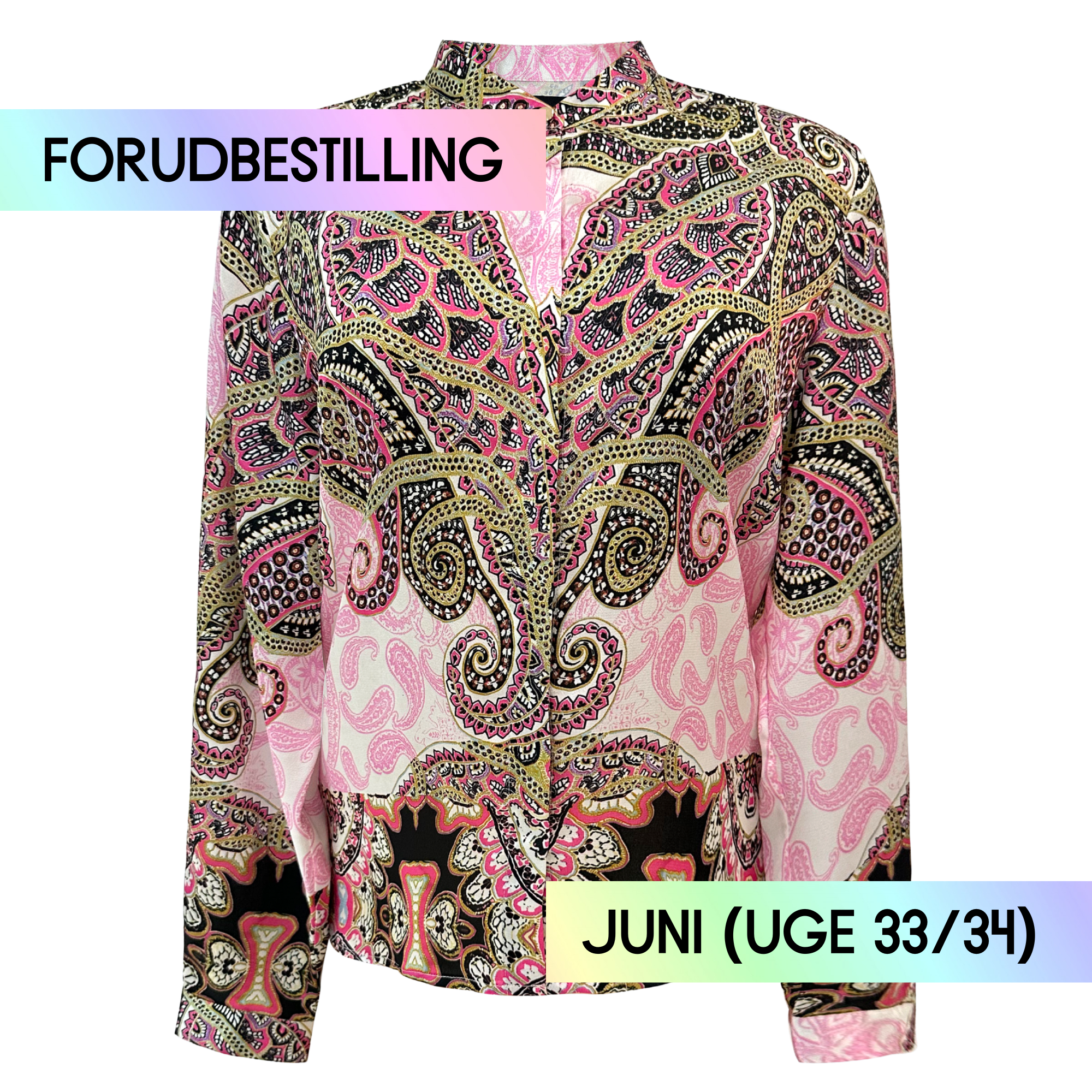 FORUDBESTILLING // Liberté - Hope LS Shirt, 21593 - Pink Scarf (Levering ca. uge 33/34)