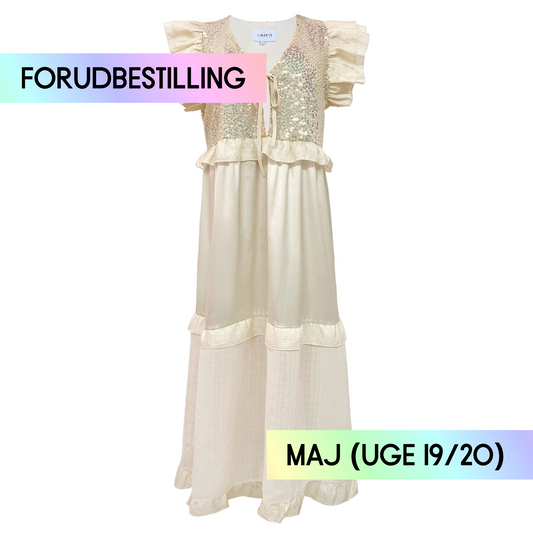 FORUDBESTILLING // Liberté - Nor Frill Dress, 22236 - Ivory (Levering ca. uge 19/20)