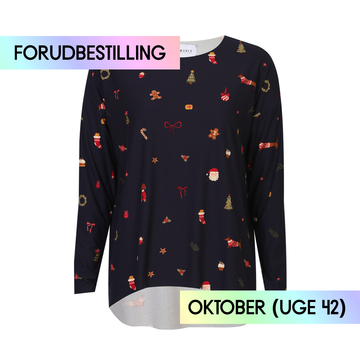 FORUDBESTILLING // Liberté - Alma LS Top, 9504 - Dog Navy (Forventet levering uge 42)