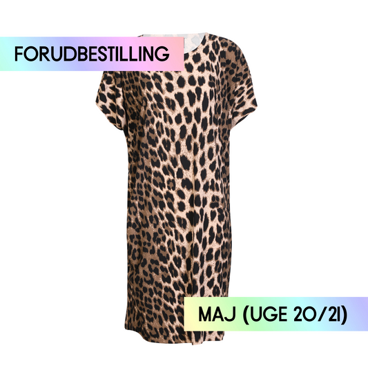 FORUDBESTILLING // Liberté - Alma Tunic, 9520 - Big Lux Leo Fossil (Levering ca. uge 20/21)
