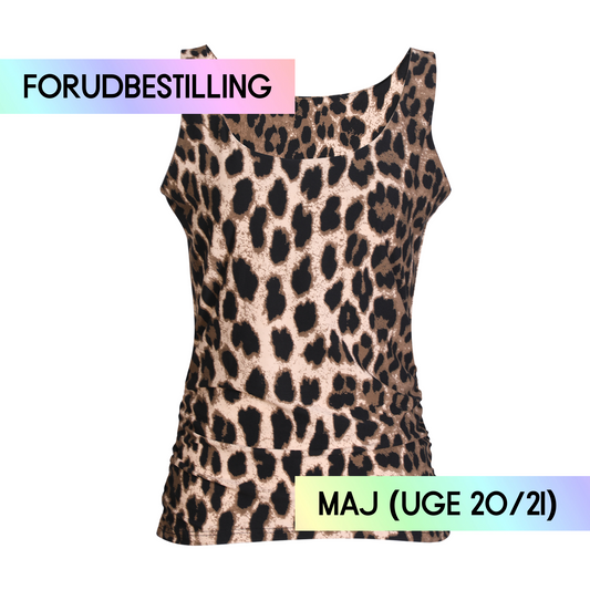 FORUDBESTILLING // Liberté - Alma SL Turn Top, 9580 - Big Lux Leo Fossil (Levering ca. uge 20/21)