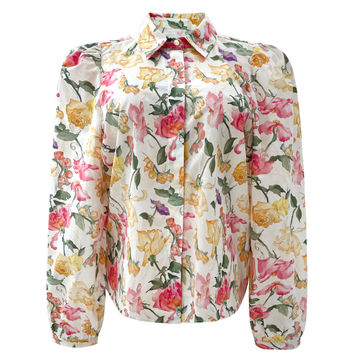 Liberté - Flora LS Blouse, 21598 - Creme Yellow Flowers