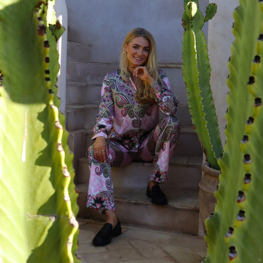 FORUDBESTILLING // Liberté - Hope Pants, 21592 - Pink Scarf (Levering ca. uge 33/34)