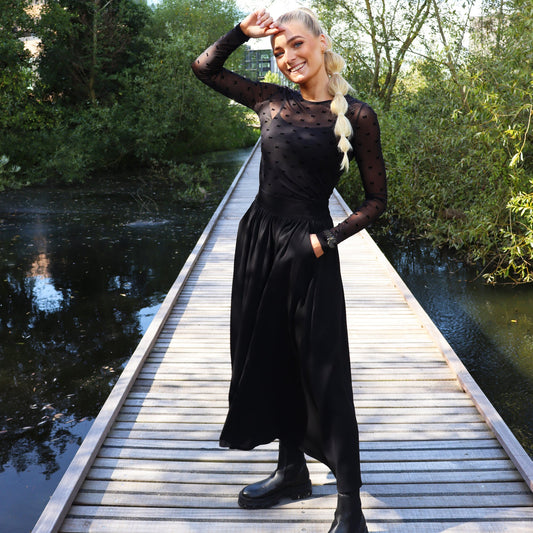 Liberté - Frede Long Skirt, 22112 - Black