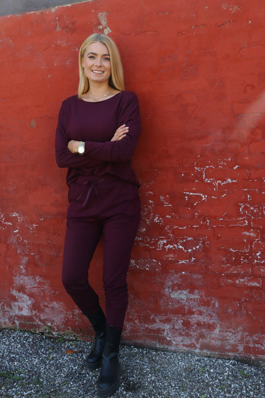 Liberté - Alma Pants Fleece, 9350 - Bordeaux