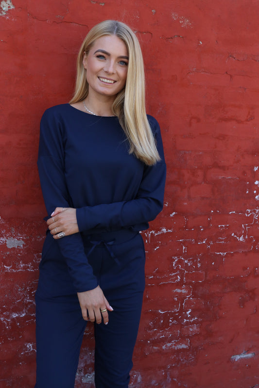 Liberté - Alma Pants Fleece, 9350 - Navy