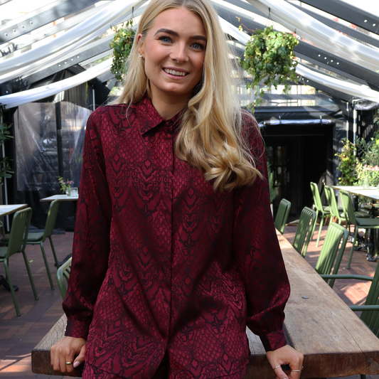 Liberté - Lala LS Shirt, 21529 - Bordeaux