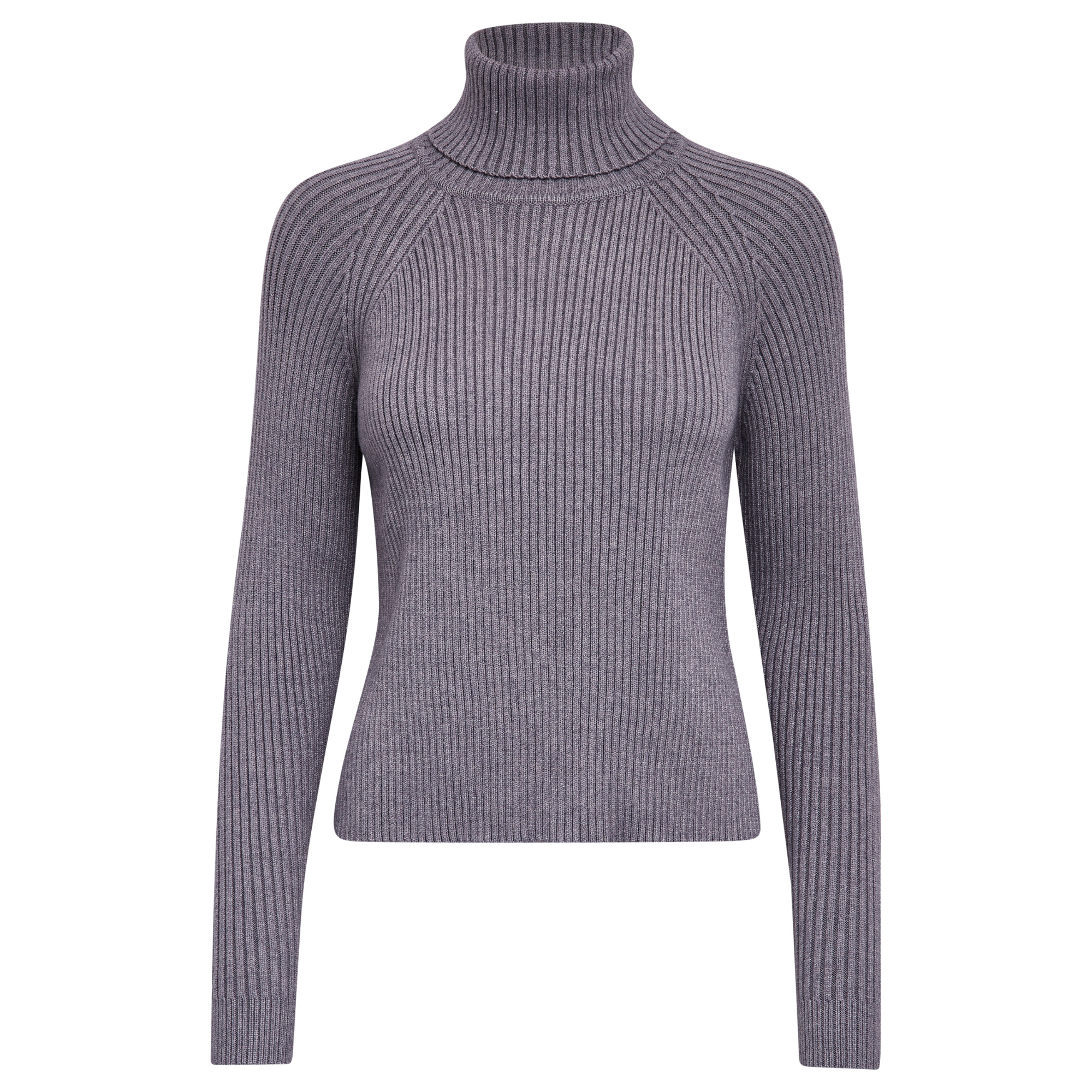 Minus - Ava Knit Turtleneck, MI4196 - Light Grey Melange