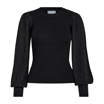 Minus - Fine Knit Pullover, MI6411 - Black