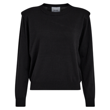 Minus - Mekira Solid Knit Pullover, MI6464 - Black