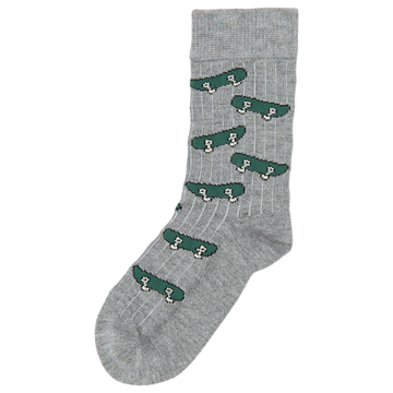 MiniPop - Mats Bamboo Sock, MP0038 - Light Grey Melange