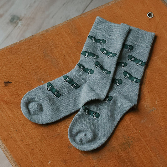 MiniPop - Mats Bamboo Sock, MP0038 - Light Grey Melange