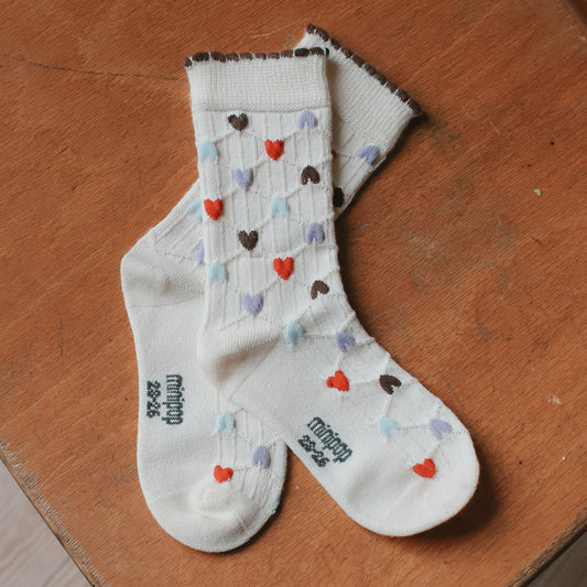 MiniPop - Mable Bamboo Sock, MP0051 - Cloud Dancer