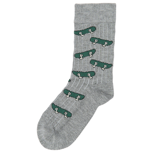MiniPop - Morgan Bamboo Socks 5-pack, MP0062 - Grey Melange