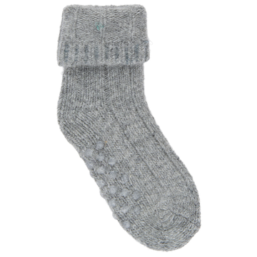 MiniPop - Wool Heavy Baby Sock, MP71 - Light Grey Melange