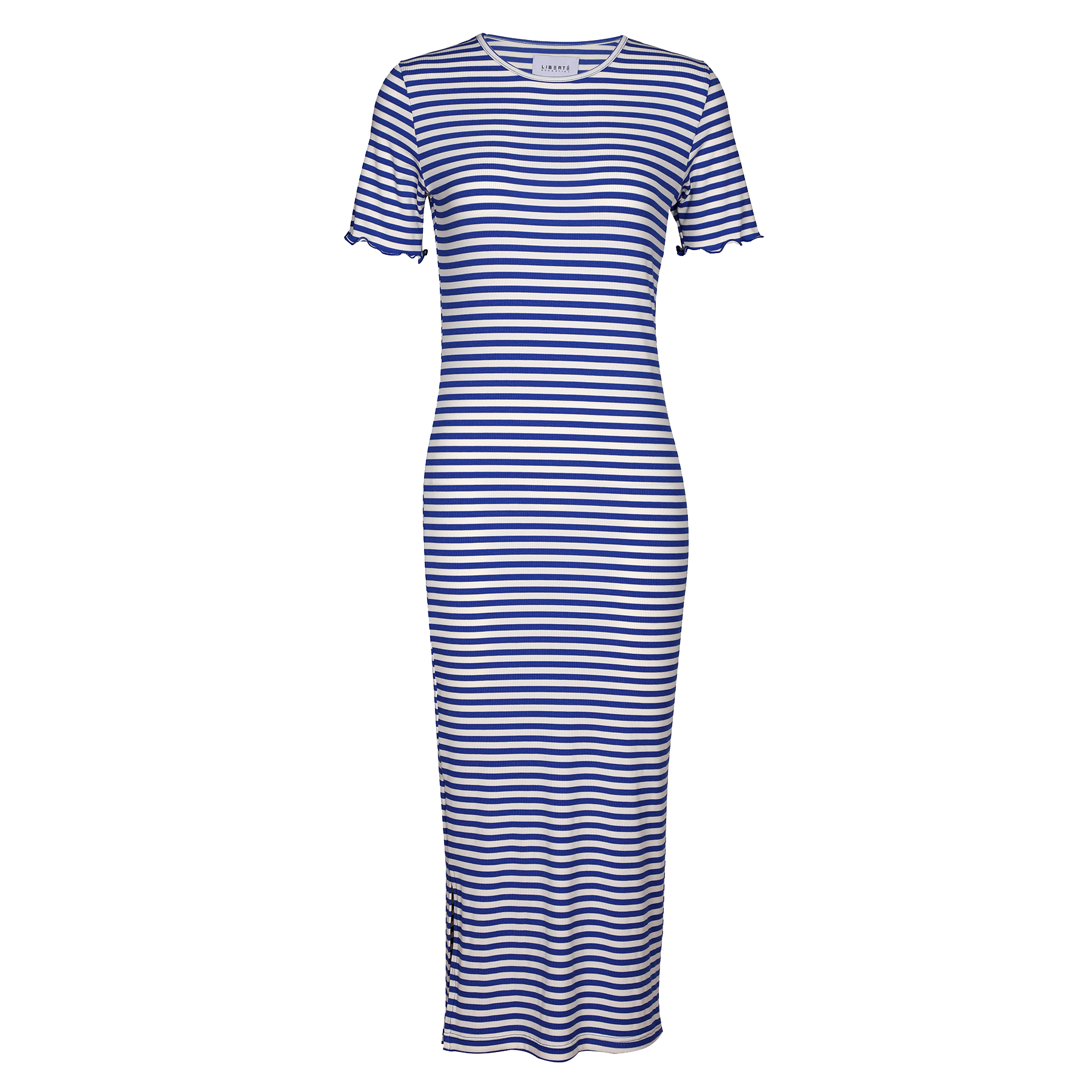 Liberté - Natalia SS Dress, 21232 - Cobolt Blue Creme Stripe