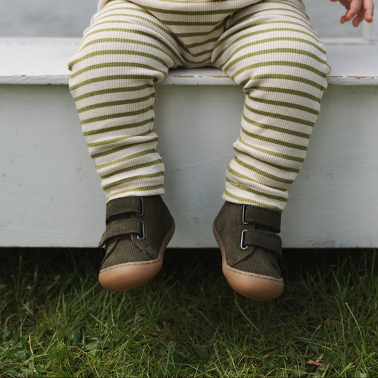 Petit Piao - Sky Leggings, PP0056 - Mosstone Striped