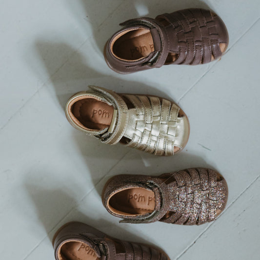 Pom Pom - Pop Starter Sandal, PM0011 - Pale Gold