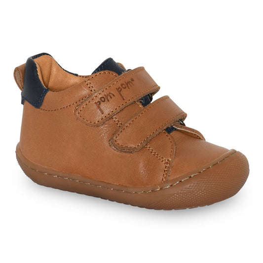 Pom Pom - Walkers™ Velcro Shoe, PM1273 - Camel