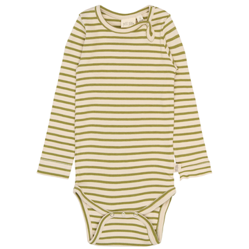 Petit Piao - Sky LS Body, PP0052 - Mosstone Striped