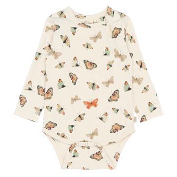 Petit Piao - Star LS Body, PP0059 - Eggnog Butterfly AOP