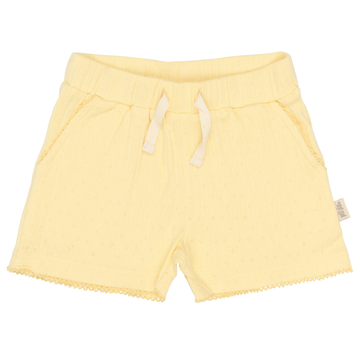 Petit Piao - Suze Pointelle Shorts, PP0203 - Mellow Yellow