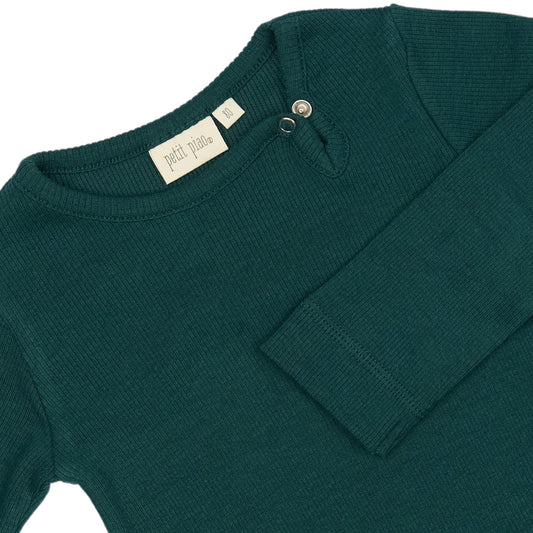 Petit Piao - Body LS Modal, PP101 - Dark Sea