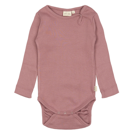 Petit Piao - Body LS Modal, PP101 - Nostalgia Rose