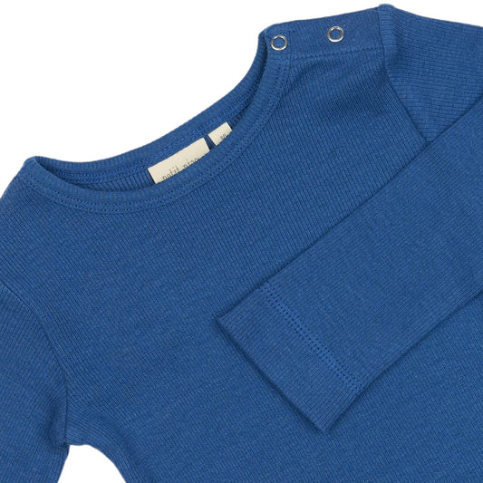 Petit Piao - T-shirt LS Modal, PP103 - True Navy
