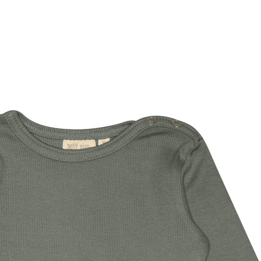 Petit Piao - T-shirt LS Modal, PP103 - Balsam Green