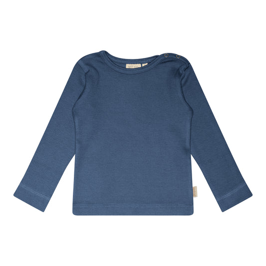 Petit Piao - T-shirt LS Modal, PP103 - Denim Blue