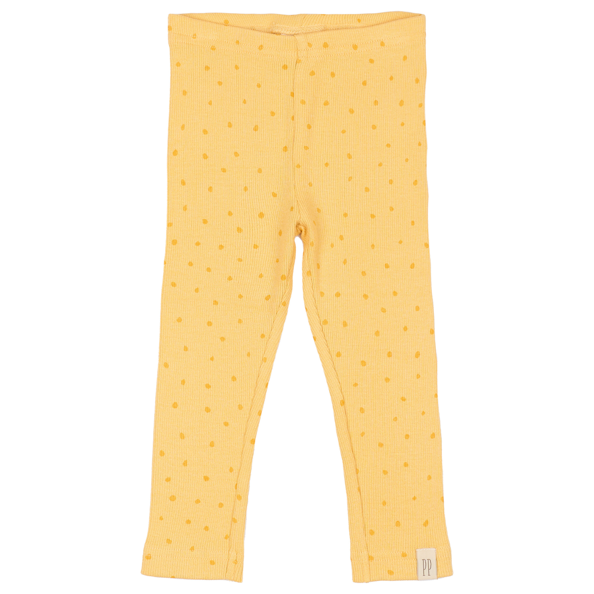 Petit Piao - Legging Modal Dot, PP1302 - Yellow Sun Dot