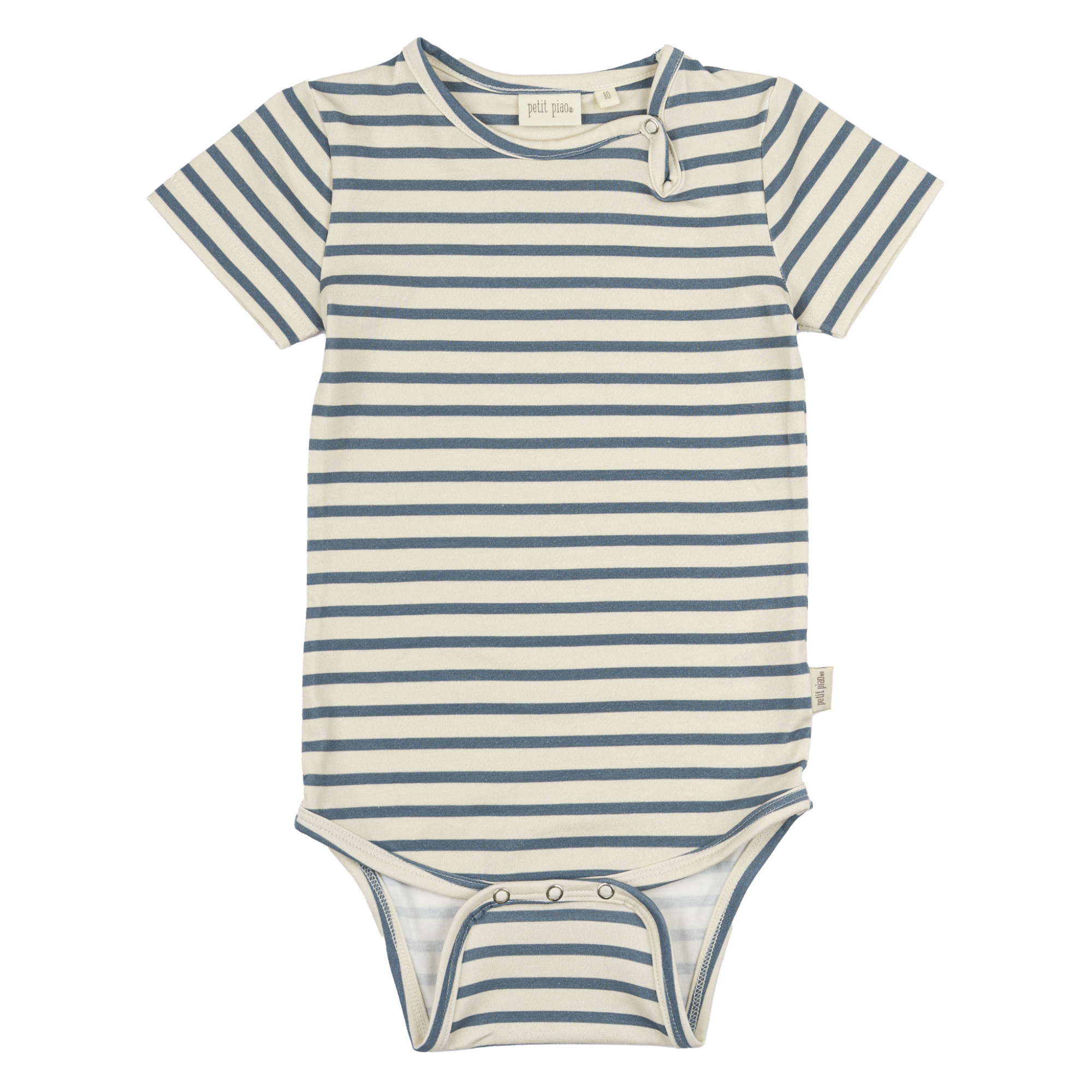 Petit Piao - Body SS Sum Printed, PP1704 - Blue Mirage / Offwhite