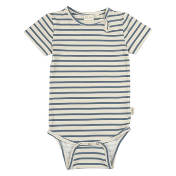 Petit Piao - Body SS Sum Printed, PP1704 - Blue Mirage / Offwhite