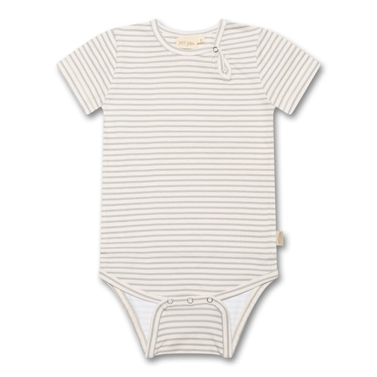 Petit Piao - Body SS Sum Printed, PP1704 - Mineral Green / Offwhite