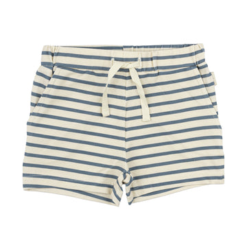Petit Piao - Shorts Sum Printed, PP1708 - Blue Mirage / Offwhite