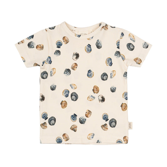 Petit Piao - T-Shirt SS Baggy Sum Printed, PP1722 - Clam