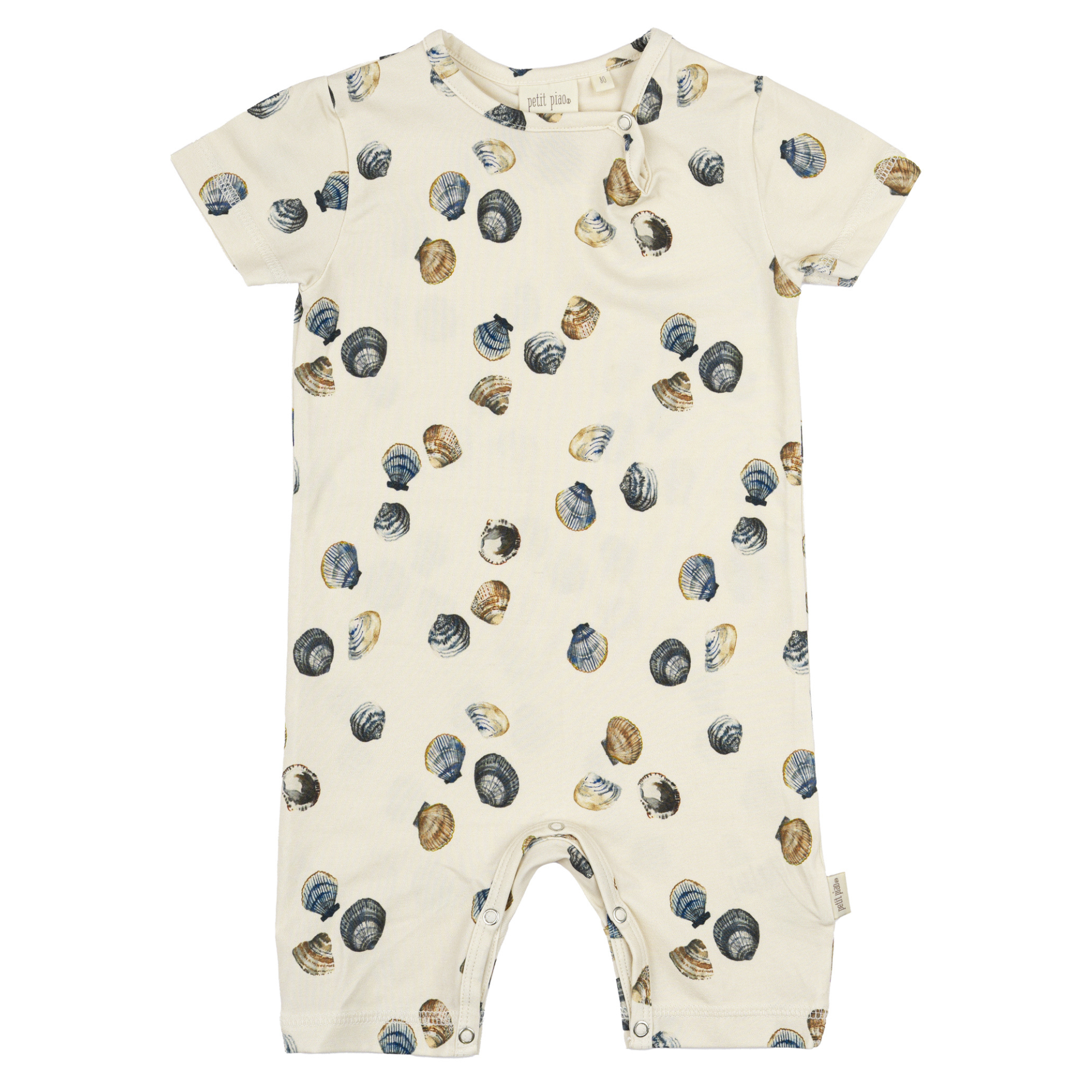 Petit Piao - Jumpsuit SS Sum Printed, PP1724 - Clam
