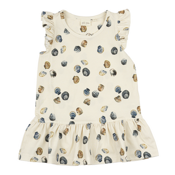 Petit Piao - Dress SL Sum Printed, PP1732 - Clam